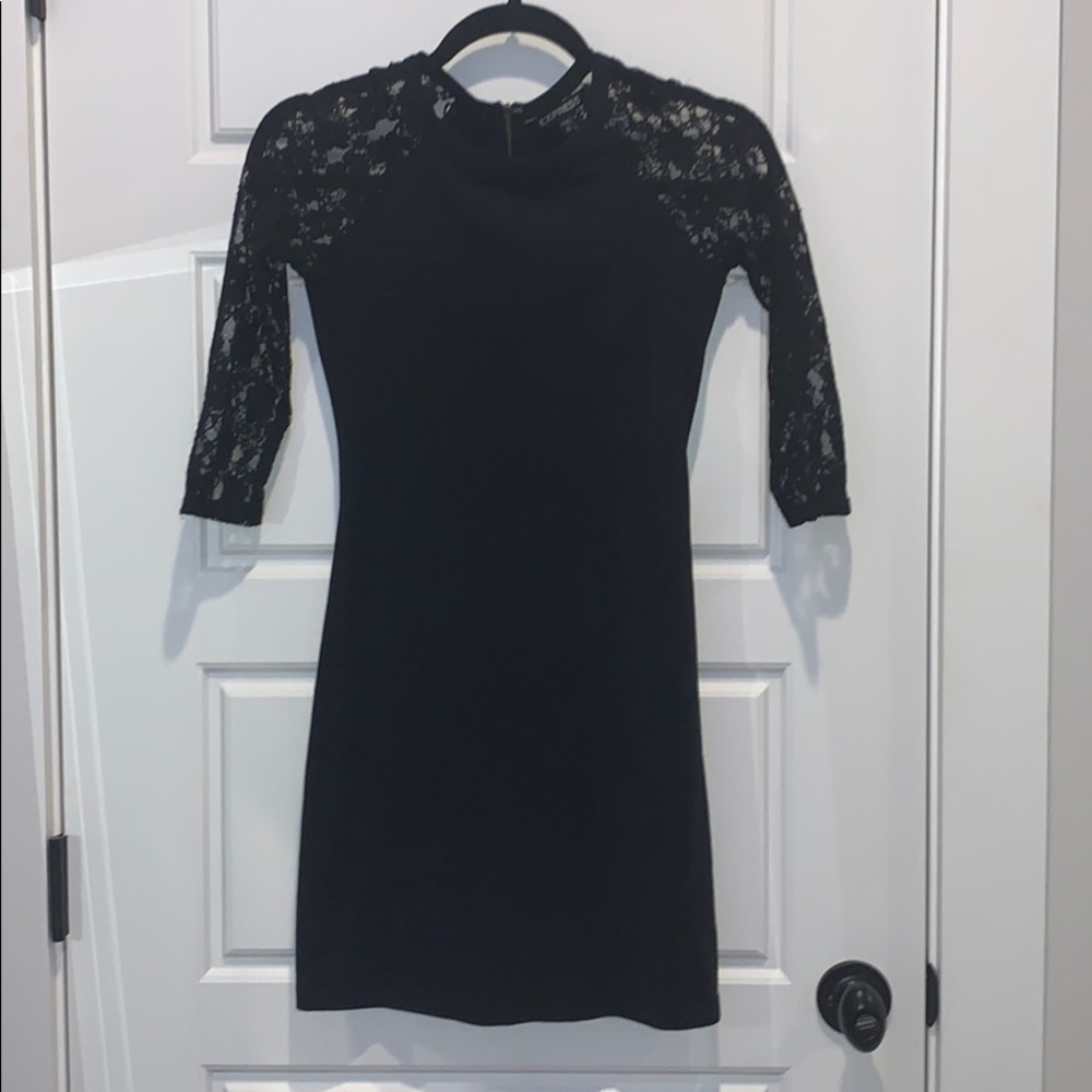 EXPRESS / Skin tight Black dress